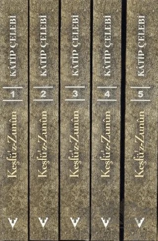 Keşfü’z-Zunun (5 Cilt Takım) – Katip Çelebi – Tarih Vakfı Yurt Yayınları kitap kapağı