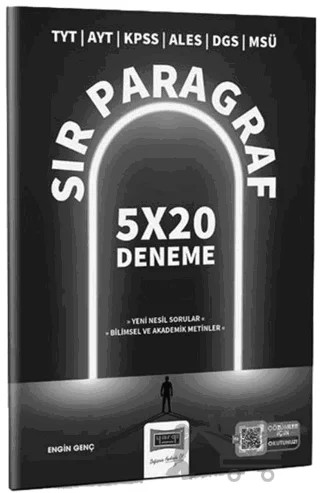 TYT AYT KPSS ALES DGS MSÜ Sır Paragraf 5x20 Deneme Yargı Yayınları – Engin Genç – Yargı Yayınevi kitap kapağı