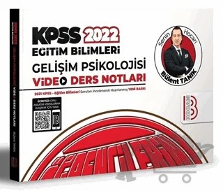 KPSS Eğitim Bilimleri Gelişim Psikolojisi Video Ders Notları – Bülent Tanık – Benim Hocam Yayınları kitap kapağı