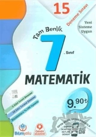 7. Sınıf Matematik Tam Benlik 15 Deneme Sınavı – Kolektif – Bilimyolu Yayıncılık kitap kapağı