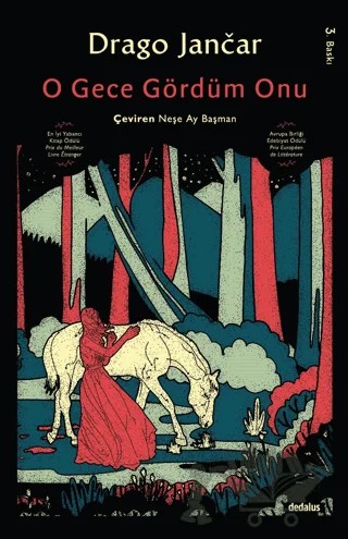 O Gece Gördüm Onu – Drago Jancar – Dedalus Kitap kitap kapağı