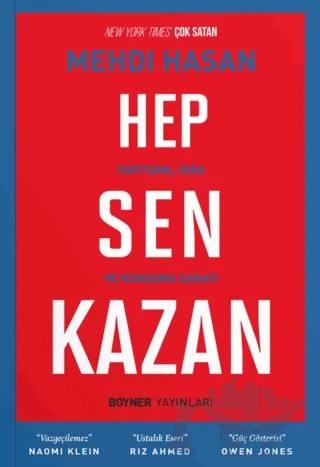 Hep Sen Kazan – Mehdi Hasan – Boyner Yayınları kitap kapağı