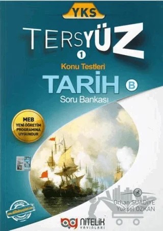 YKS Tarih Tersyüz Konu Testleri Soru Bankası B 2019 – Kolektif – Nitelik Yayınları kitap kapağı