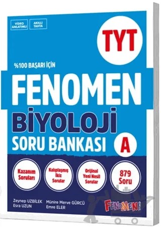 TYT Biyoloji A Soru Bankası – Kolektif – Fenomen Yayınları kitap kapağı