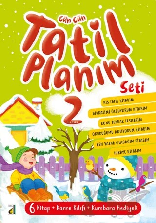 2. Sınıf Gün Gün Tatil Planım Seti – Abdullah Çoşkun – Damla Yayınevi kitap kapağı