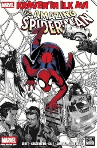Amazing Spider-Man Cilt 04 - Kraven'ın İlk Avı – Dan Slott – Marmara Çizgi kitap kapağı