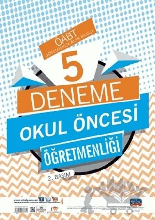 ÖABT Okul Öncesi Öğretmenliği - 5 Deneme – Kolektif – Nobel Sınav Yayınları kitap kapağı