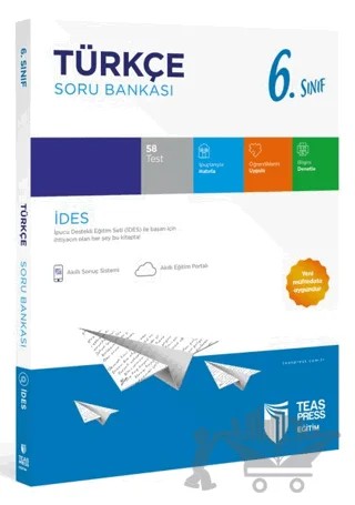 6. Sınıf İDES Türkçe Soru Bankası – Kolektif – Teas Press kitap kapağı