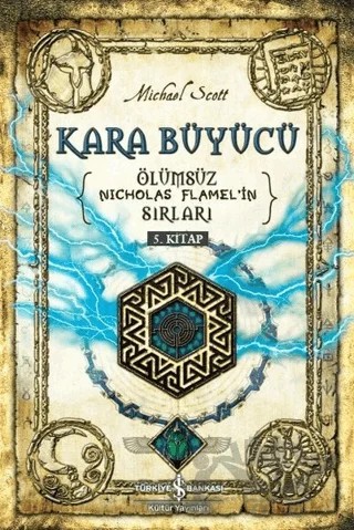 Kara Büyücü – Michael Scott – İş Bankası Kültür Yayınları kitap kapağı