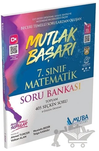7. Sınıf Mutlak Başarı Matematik Soru Bankası – Ahmet Tuncer Sümer, Tolga Karasu, Bayram Volkan Alan, Mustafa Bedir – Muba Yayınları kitap kapağı