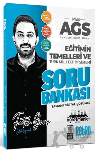 2026 MEB-AGS Eğitimin Temelleri ve Türk Milli Eğitim Sistemi Öğretmenler Ekibi Soru Bankası Çözümlü – Fatih Genç – Retro Yayıncılık kitap kapağı