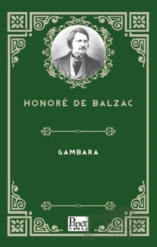 Gambara – Honore de Balzac – Paper Books kitap kapağı