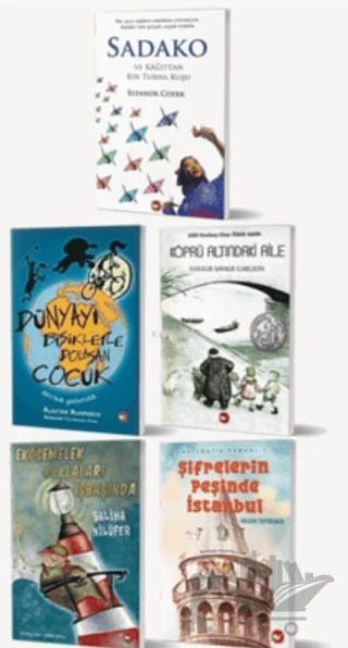Okullarda Okutulan 5. Sınıf Kitap Seti (5 Kitap) – Alastair Humphery, Eleanor Coerr, Hasan Topdemir, Natalie Sawage Carlson, Saliha Nilüfer – Beyaz Balina Yayınları kitap kapağı