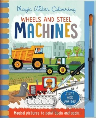Magic Water Colouring - Machines – Kolektif – IMAGINE THAT kitap kapağı