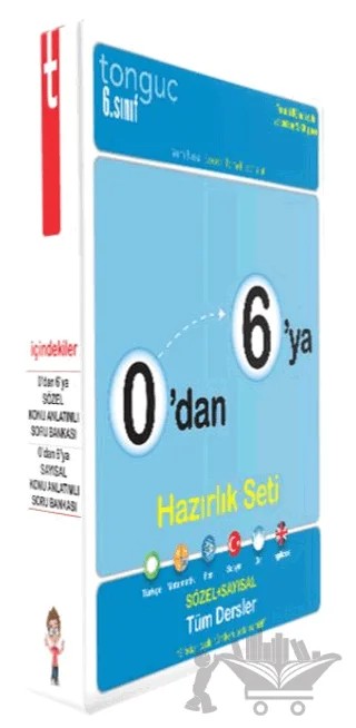 0'dan 6'ya Konu Anlatımlı Soru Bankası Seti – Kolektif – Tonguç Akademi kitap kapağı