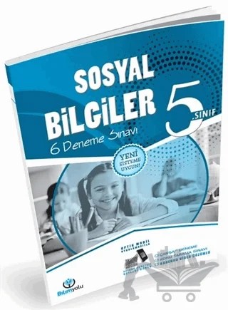 5. Sınıf Sosyal Bilgiler 6 Video Çözümlü Optikli Deneme Sınavı – Kolektif – Bilimyolu Yayıncılık kitap kapağı