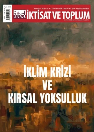 İktisat ve Toplum Dergisi 189. Sayı İklim Krizi ve Kırsal Yoksulluk – İktisat ve Toplum Dergisi kitap kapağı