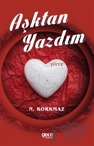 Aşktan Yazdım – N. Korkmaz – Gece Kitaplığı kitap kapağı