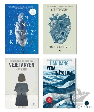 Han Kang 4’lü Set – Han Kang – April Yayıncılık kitap kapağı