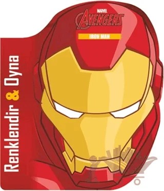 Marvel Avengers Iron Man: Renklendir ve Oyna – Kolektif – Beta Kids kitap kapağı