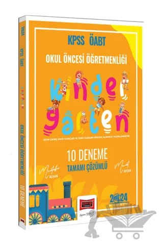 2024 ÖABT Kindergarten Okul Öncesi 10 Deneme – Mustafa Alkan – Yargı Yayınevi kitap kapağı