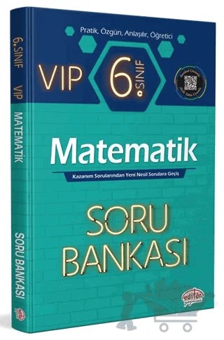 6. Sınıf VIP Matematik Soru Bankası – Kolektif – Editör Yayınevi kitap kapağı