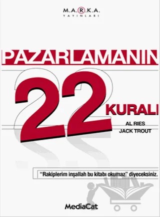 Pazarlamanın 22 Kuralı – Al Ries, Jack Trout – MediaCat Kitapları kitap kapağı