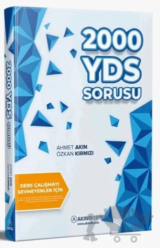 2000 YDS Sorusu – Ahmet Akın, Özkan Kırmızı – Akın Dil Eğitim kitap kapağı