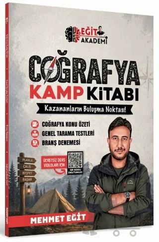 2026 MEB AGS KPSS Coğrafya Kamp Kitabı – Mehmet Eğit – Eğit Akademi kitap kapağı