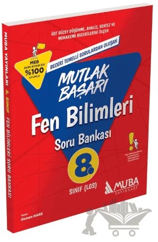 8. Sınıf LGS Mutlak Başarı Fen Bilimleri Soru Bankası Muba Yayınları – Osman Hare – Muba Yayınları kitap kapağı