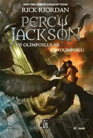 Percy Jackson ve Olimposlular 5 Son Olimposlu – Rick Riordan – XLIBRIS kitap kapağı