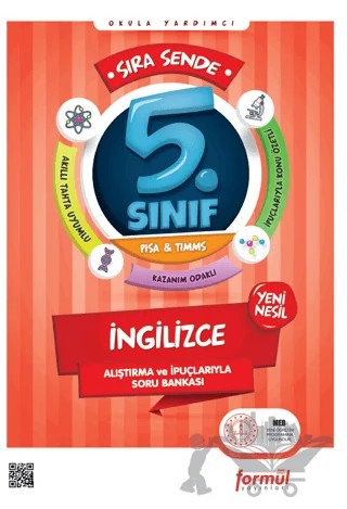 Sıra Sende 5. Sınıf İngilizce Soru Bankası – Esra Gelen – Formül Yayınları kitap kapağı