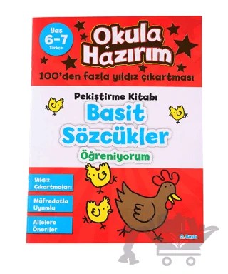 Okula Hazırım 4: Pekiştirme Kitabı Basit Sözcükler Öğreniyorum – Nicola Morgan – Doğan Egmont Yayıncılık kitap kapağı