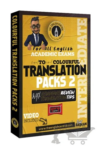 Yargı Yayınları 2023 Tüm İngilizce Akademik Sınavlar İçin Çeviri Fasikülleri Gramer Özeti Çeviri İpuçları Translation Packs 2 (İntermadiate) – Fuat Başkan – Yargı Yayınevi kitap kapağı