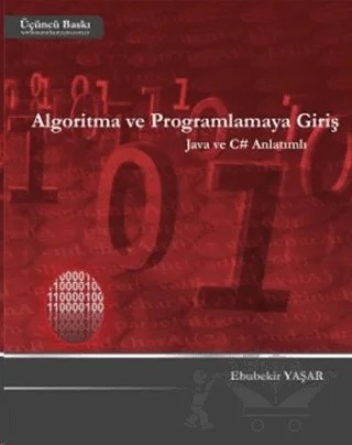 Algoritma ve Programlamaya Giriş – Ebubekir Yaşar – Murathan Yayınevi kitap kapağı