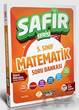 5. Sınıf Safir Matematik Soru Bankası – Kolektif – Madalyon Yayınları kitap kapağı