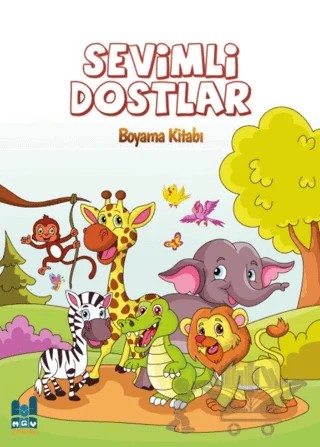 Sevimli Dostlar Boyama Kitabı – Hatice Büşra Olaş – Mgv Yayınları kitap kapağı