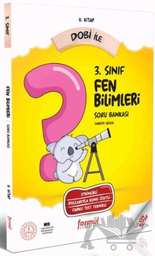 DOBİ 3. Sınıf Fen Bilimleri Soru Bankası – Sabriye Şakar – Formül Yayınları kitap kapağı