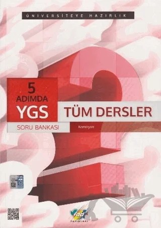 5 Adımda YGS Tüm Dersler Soru Bankası – Kolektif – Fdd Yayınları kitap kapağı
