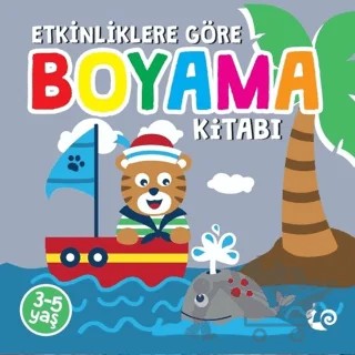 Etkinliklere Göre Boyama Kitabı - Gri – Sunguralp Şolpan – Çikolata Yayınevi kitap kapağı