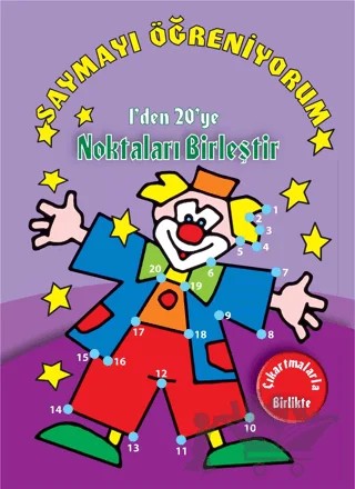 Saymayı Öğreniyorum - 1'den 20'ye Noktaları Birleştir – Kolektif – Parıltı Yayınları kitap kapağı
