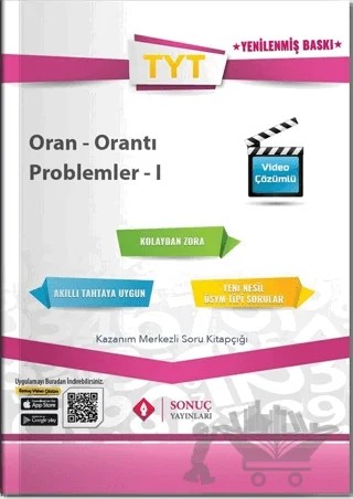 TYT Oran Orantı Problemler 1 Soru Bankası – Kolektif – Sonuç Yayınları kitap kapağı