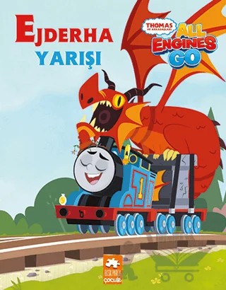 Ejderha Yarışı - Thomas ve Arkadaşları – Katie Woolley – Eksik Parça Yayınları kitap kapağı