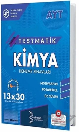 AYT Testmatik Kimya Dememe Sınavları – Kolektif – Bilinçsel Yayınları kitap kapağı