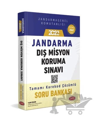 Jandarma Dış Misyon Koruma Sınavı Çözümlü Soru Bankası – Kolektif – Data Yayınları kitap kapağı