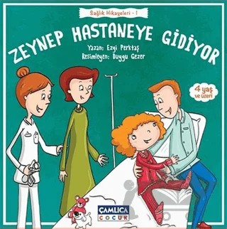 Zeynep Hastaneye Gidiyor – Ezgi Perktaş – Çamlıca Çocuk Yayınları kitap kapağı