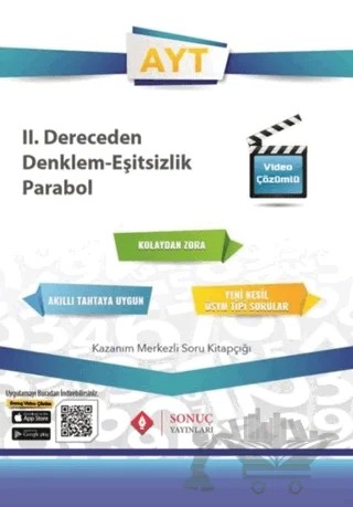 AYT 2. Dereceden Denklem Eşitsizlik Parabol – Kolektif – Sonuç Yayınları kitap kapağı