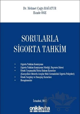 Sorularla Sigorta Tahkim – Hande Öge, Mehmet Çağrı Bağatur – On İki Levha Yayınları kitap kapağı