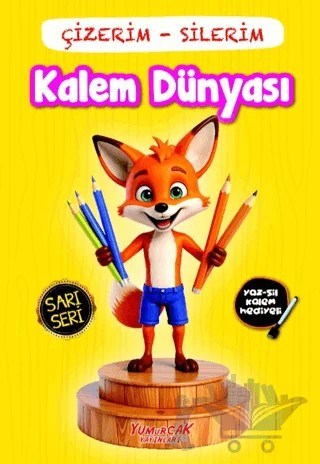 Çizerim Silerim – Kalem Dünyası – Kolektif – Yumurcak Yayınları kitap kapağı