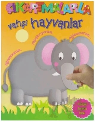 Çıkartmalarla Vahşi Hayvanlar – Kolektif – Parıltı Yayınları kitap kapağı